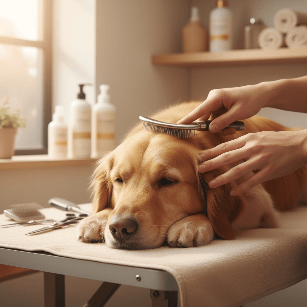 Groomer specialized in dog breed cuts